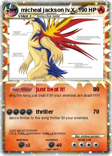 Pokemon micheal jackson lv.X
