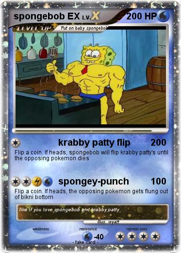 Pokemon spongebob EX