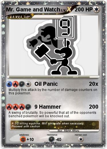 Pokemon Mr. Game and Watch