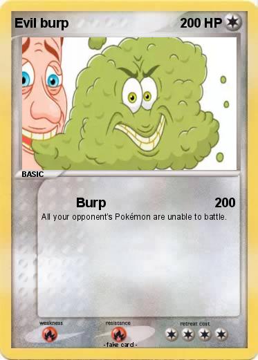 Pokemon Evil burp