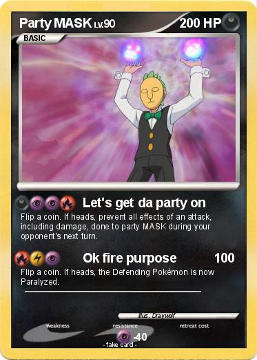 Pokemon Party MASK