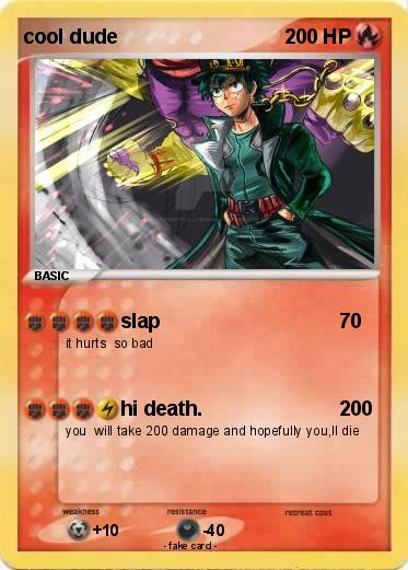 Pokemon cool dude