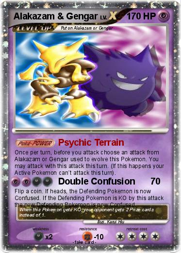 Pokemon Alakazam & Gengar
