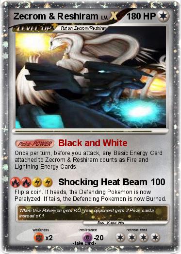Pokemon Zecrom & Reshiram
