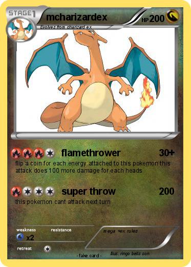 Pokemon mcharizardex