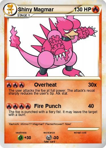 Pokemon Shiny Magmar
