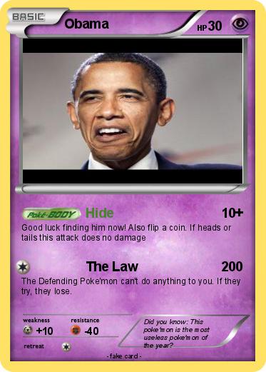 Pokemon Obama