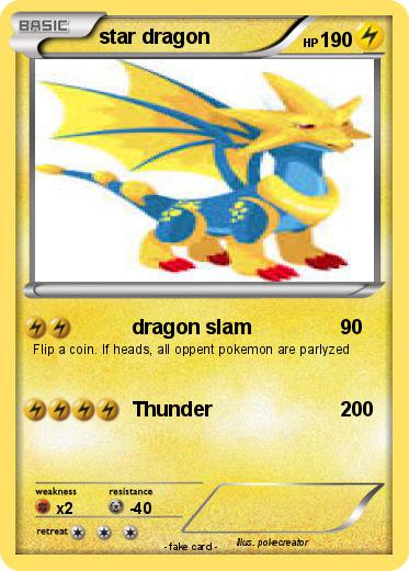 Pokemon star dragon