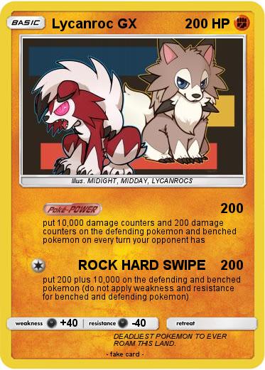 Pokemon Lycanroc GX
