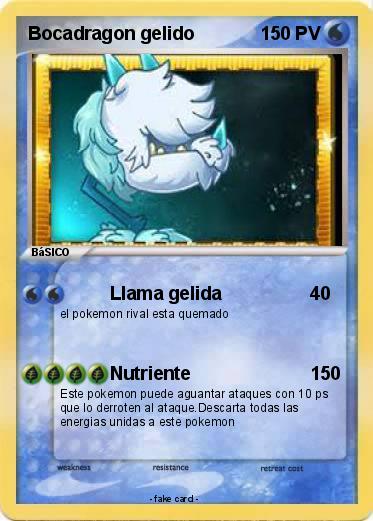 Pokemon Bocadragon gelido