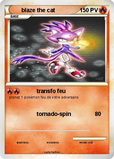 Pokemon blaze the cat