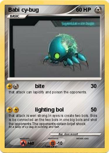 Pokemon Babi cy-bug