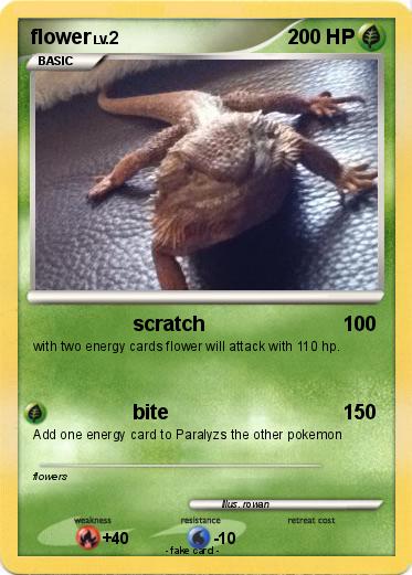 Pokemon flower