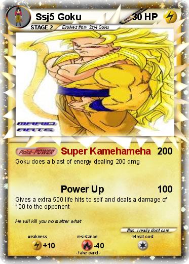 Pokemon Ssj5 Goku