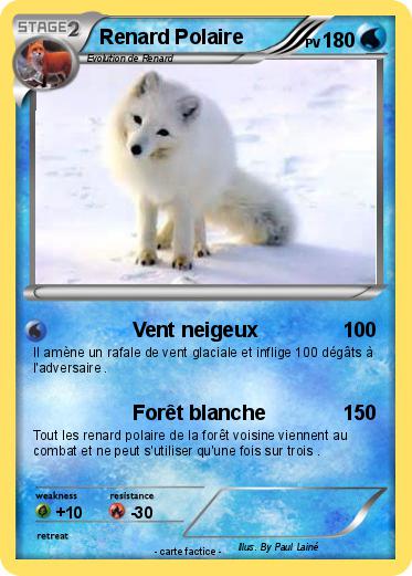 Pokemon Renard Polaire