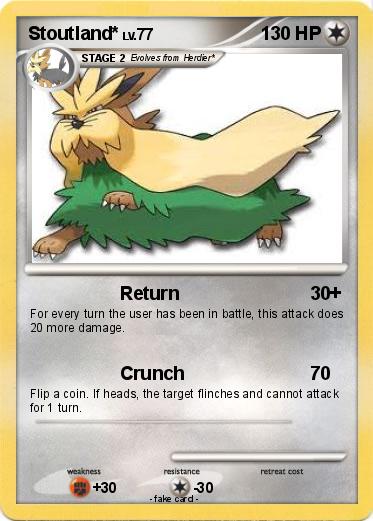 Pokemon Stoutland*