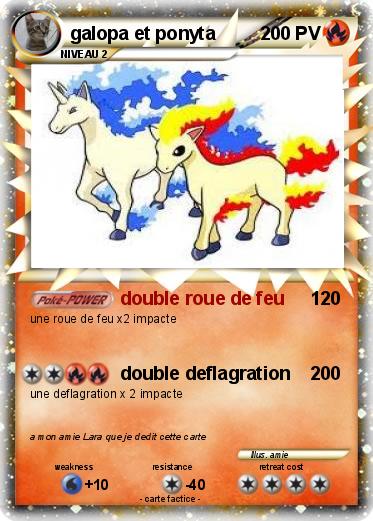 Pokemon galopa et ponyta