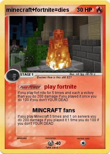 Pokemon minecraft+fortnite=dies