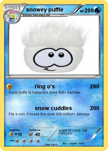 Pokemon snowey puffle