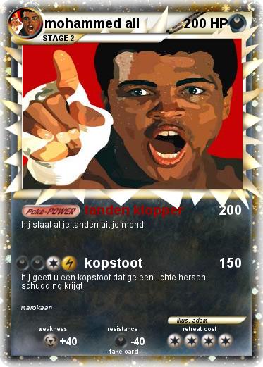 Pokemon mohammed ali