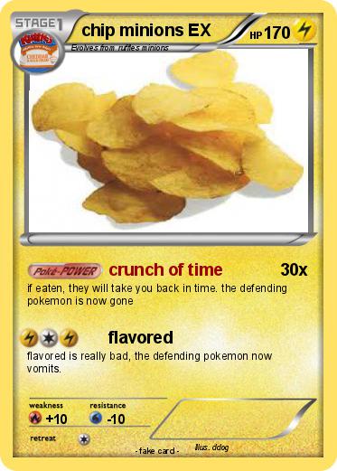Pokemon chip minions EX