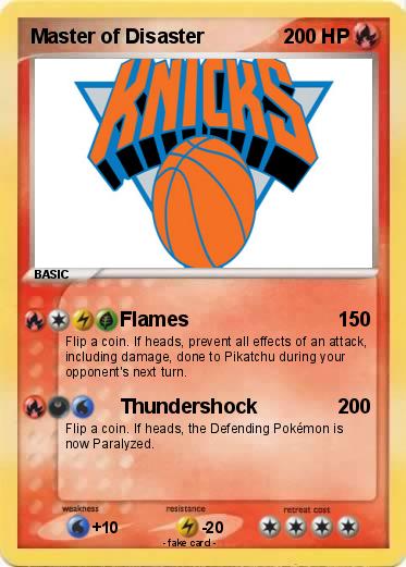 Pokemon Master of Disaster