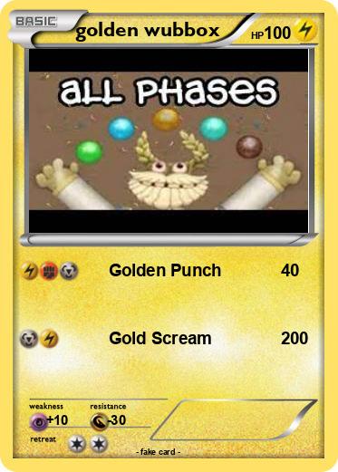 Pokemon golden wubbox