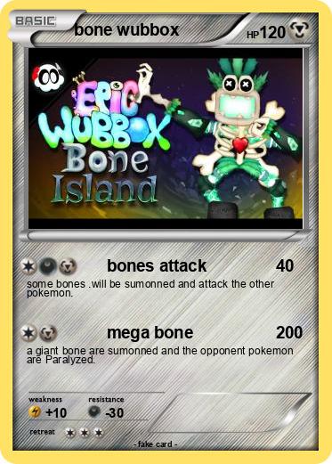 Pokemon bone wubbox
