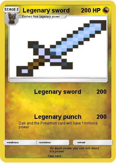 Pokemon Legenary sword