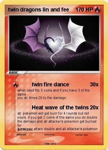 Pokemon twin dragons lin and fee