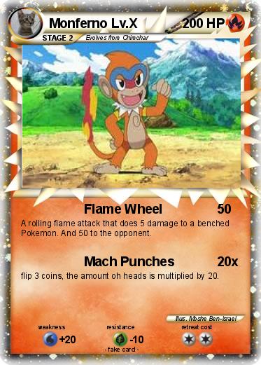 Pokemon Monferno Lv.X