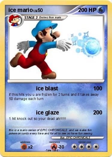 Pokemon ice mario