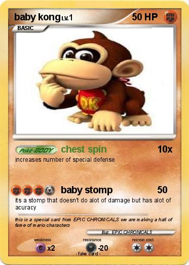 Pokemon baby kong