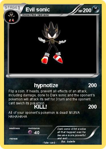 Pokemon Evil sonic