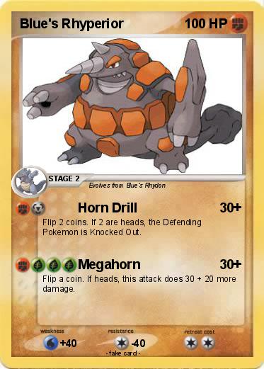 Pokemon Blue's Rhyperior