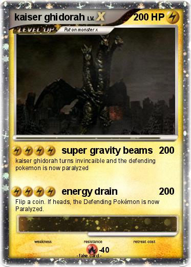 Pokemon kaiser ghidorah