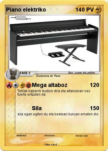 Pokemon Piano elektriko