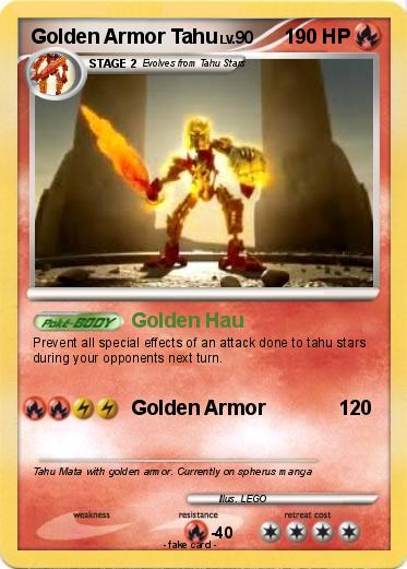 Pokemon Golden Armor Tahu