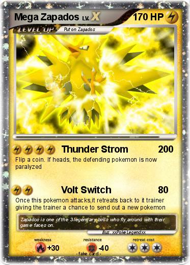 Pokemon Mega Zapados