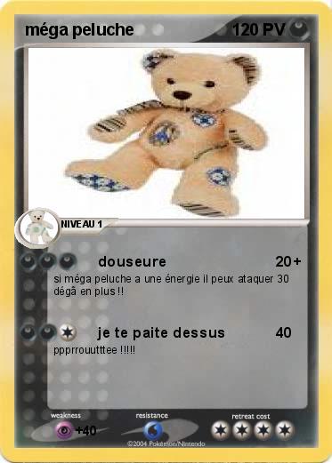 Pokemon méga peluche
