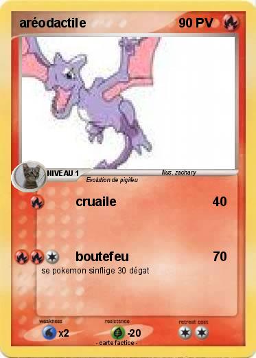 Pokemon aréodactile