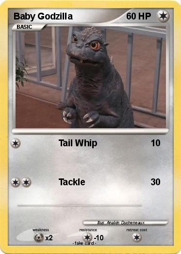 Pokemon Baby Godzilla