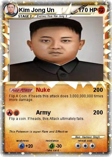 Pokemon Kim Jong Un