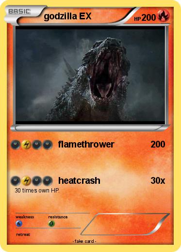 Pokemon godzilla EX