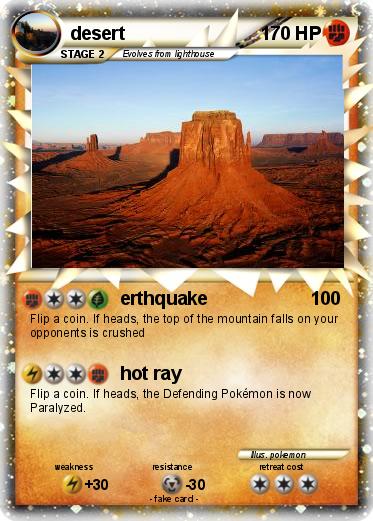 Pokemon desert