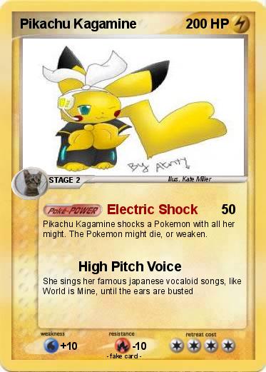 Pokemon Pikachu Kagamine
