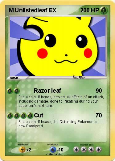 Pokemon M Unlistedleaf EX