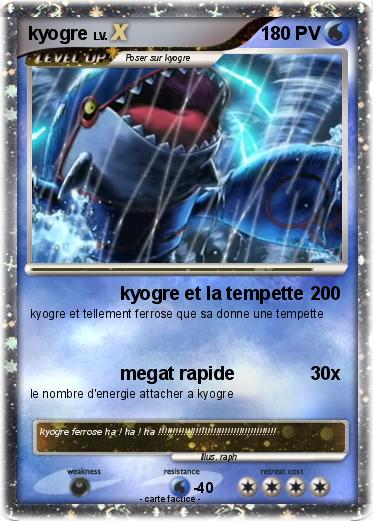 Pokemon kyogre