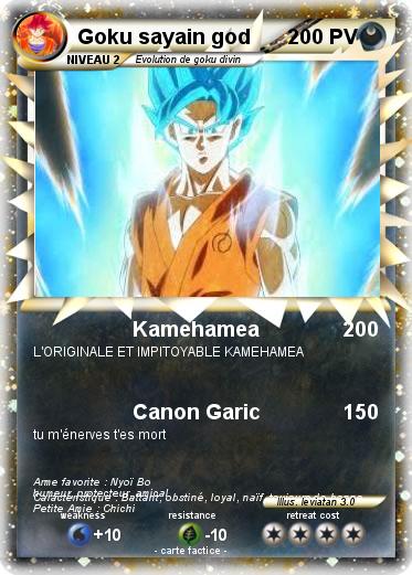 Pokemon Goku sayain god