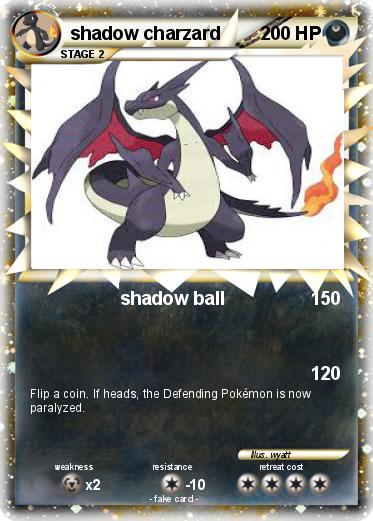 Pokemon shadow charzard